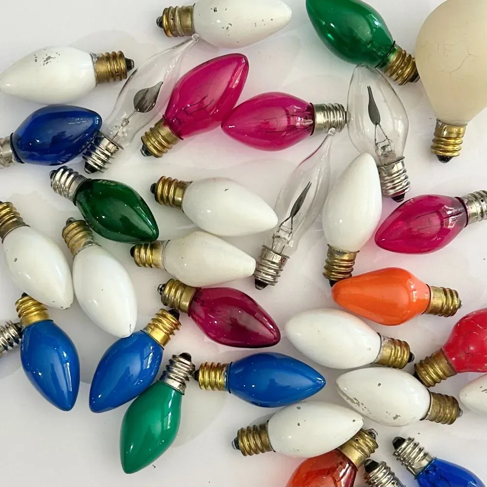 VTG Replace Christmas String Light Bulbs, 34 pc